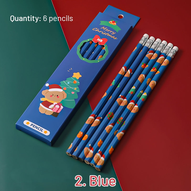 Christmas Boxed Pencil Set (6pcs) sku-2