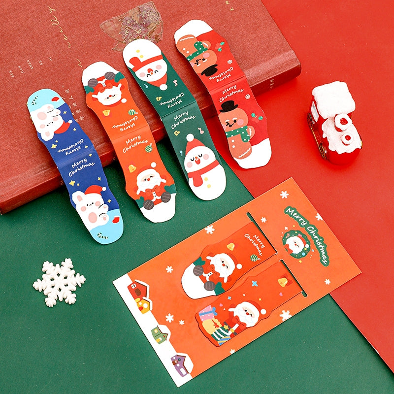 Christmas Card Magnetic Bookmarks (Set of 2) b