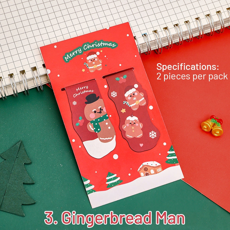 Christmas Card Magnetic Bookmarks (Set of 2) sku-3