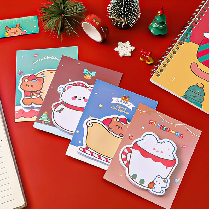 Christmas Cartoon Bear Sticky Notes b4