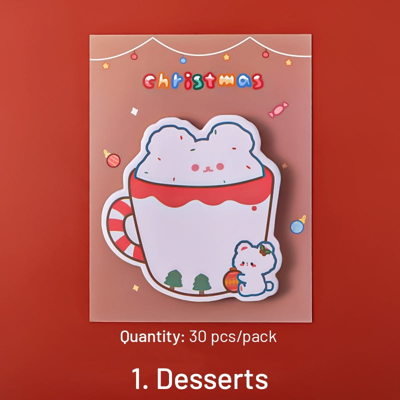 Christmas Cartoon Bear Sticky Notes sku-1