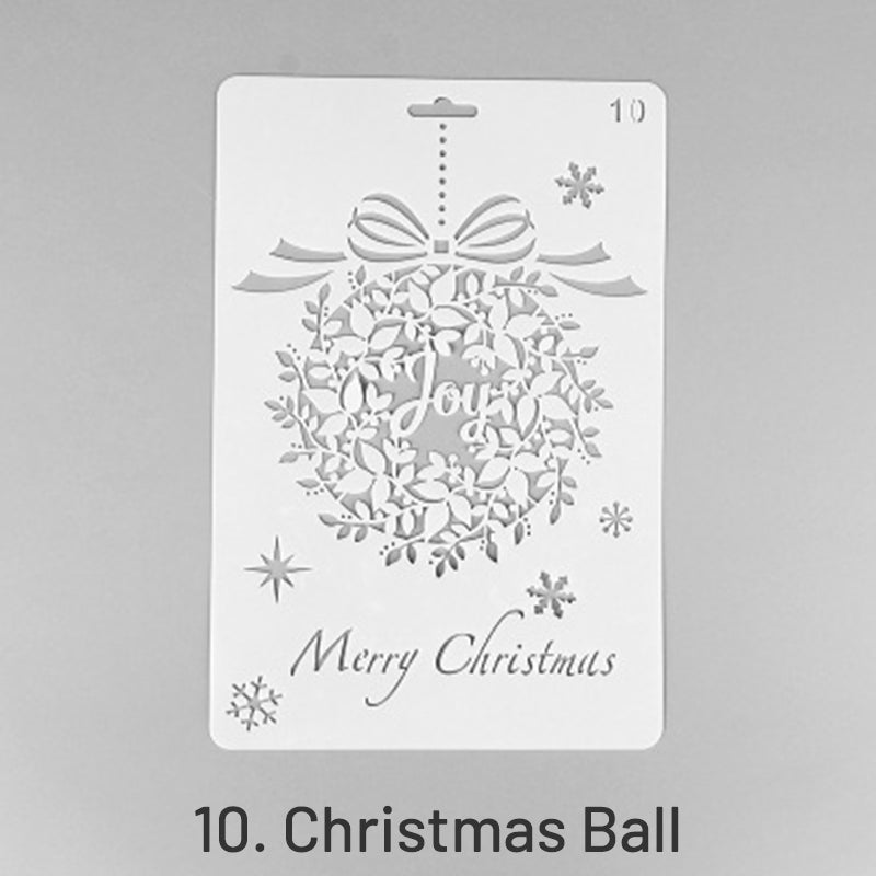 Christmas Cartoon Decorative Hollow Stencil sku-10