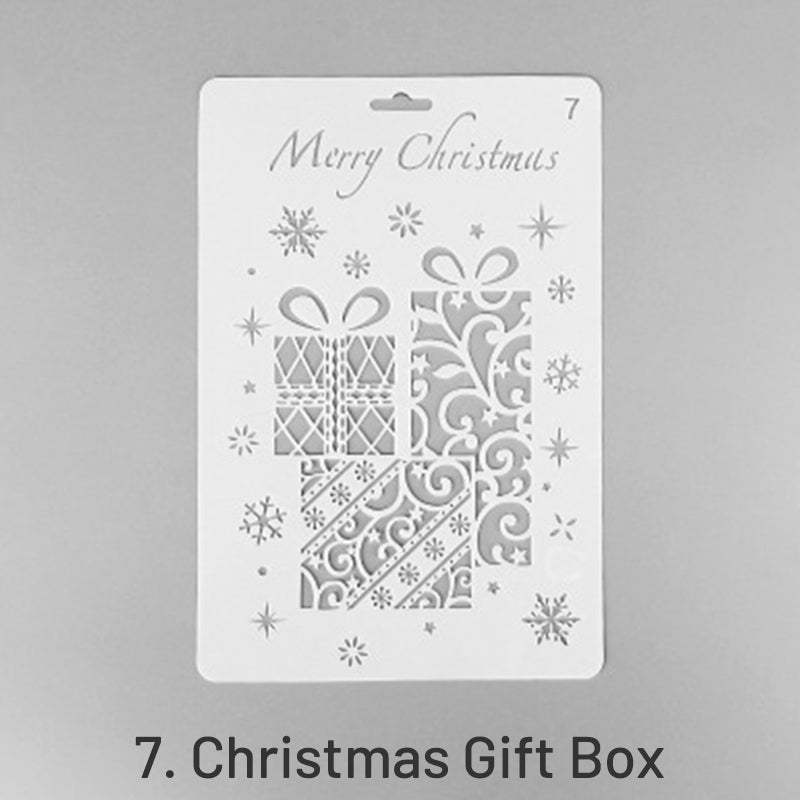 Christmas Cartoon Decorative Hollow Stencil sku-7