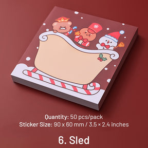 Christmas Cartoon Sticky Notes sku-6