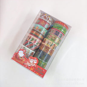 Christmas Cartoon Washi Foil Tape Set (16 Rolls) c2