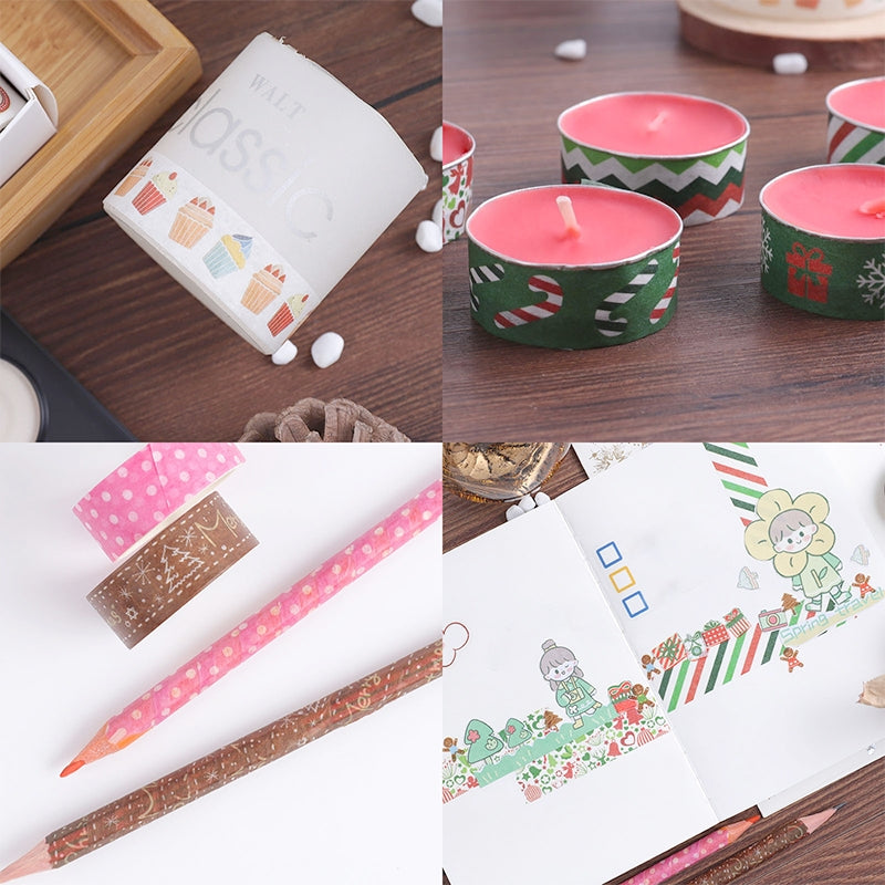 Christmas Decorative Washi Tape Set (24 Rolls) b2