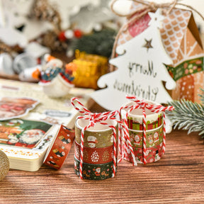 Christmas Decorative Washi Tape Set (6 Rolls) b1