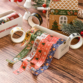 Christmas Decorative Washi Tape Set (6 Rolls) b6