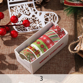 Christmas Decorative Washi Tape Set (6 Rolls) sku-3