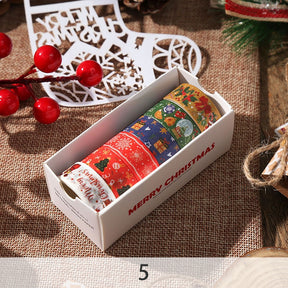 Christmas Decorative Washi Tape Set (6 Rolls) sku-5
