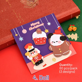 Christmas Die-Cut Sticky Note Set sku-4