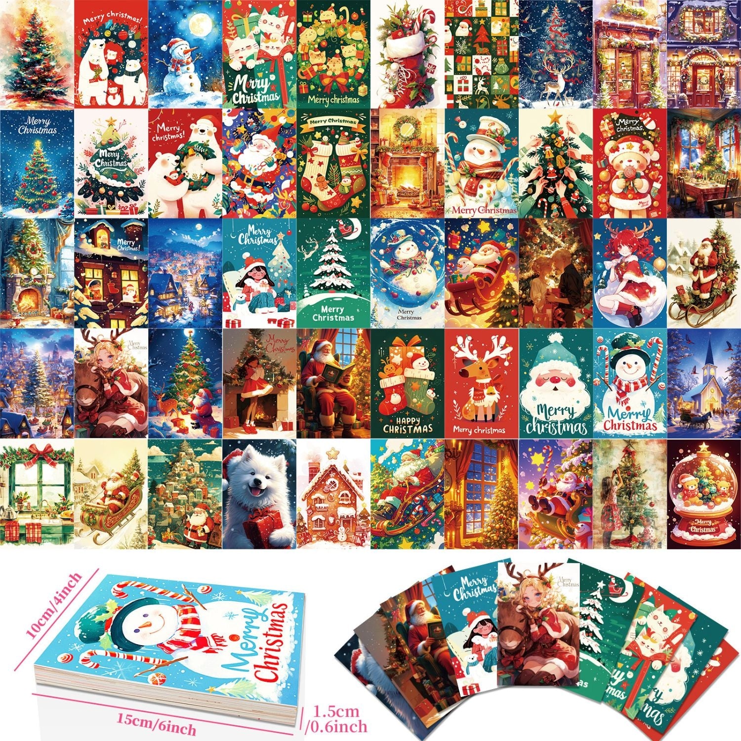 Christmas Eve Decoration Card (50 Pcs)3