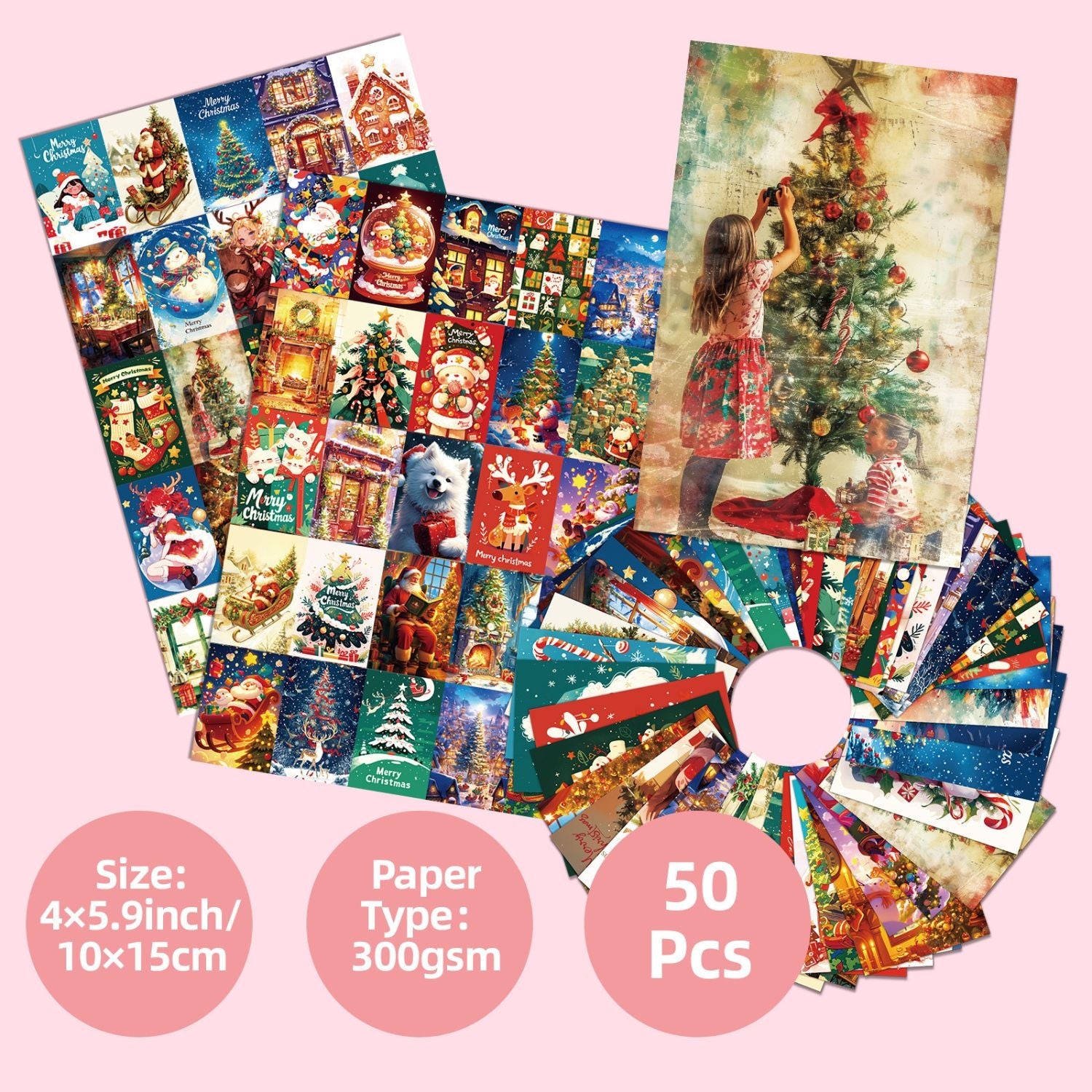 Christmas Eve Decoration Card (50 Pcs)4