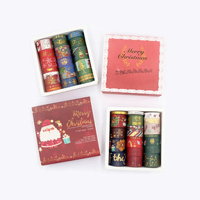 Christmas Hot Stamping Gold Washi Tape Set (20 Rolls) a