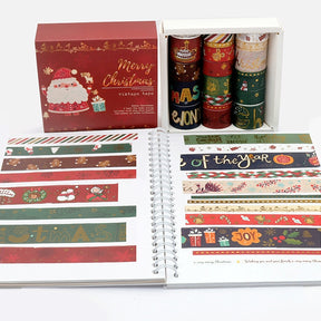 Christmas Hot Stamping Gold Washi Tape Set (20 Rolls) b