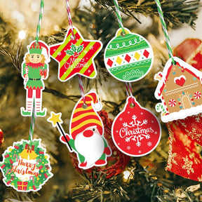 Christmas Kraft Decorative Hang Tags b1