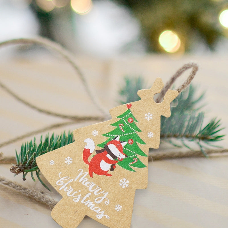 Christmas Kraft Decorative Hang Tags b6