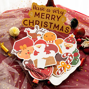 Christmas Large Hanging Tags Greeting Cards b4