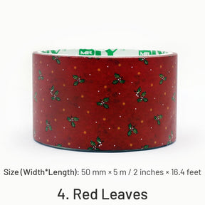 Christmas Leaf Washi Tape sku-4