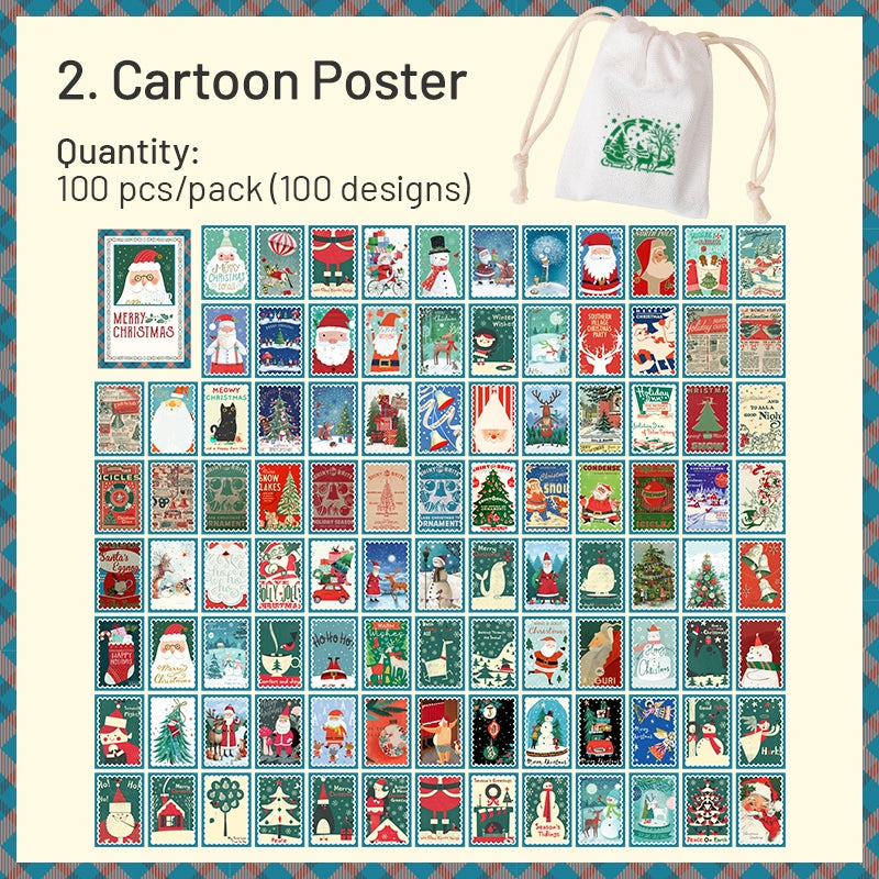 Christmas Material Paper and Gift Cloth Bags sku-2