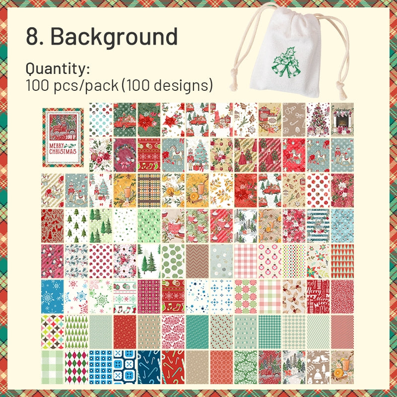 Christmas Material Paper and Gift Cloth Bags sku-8