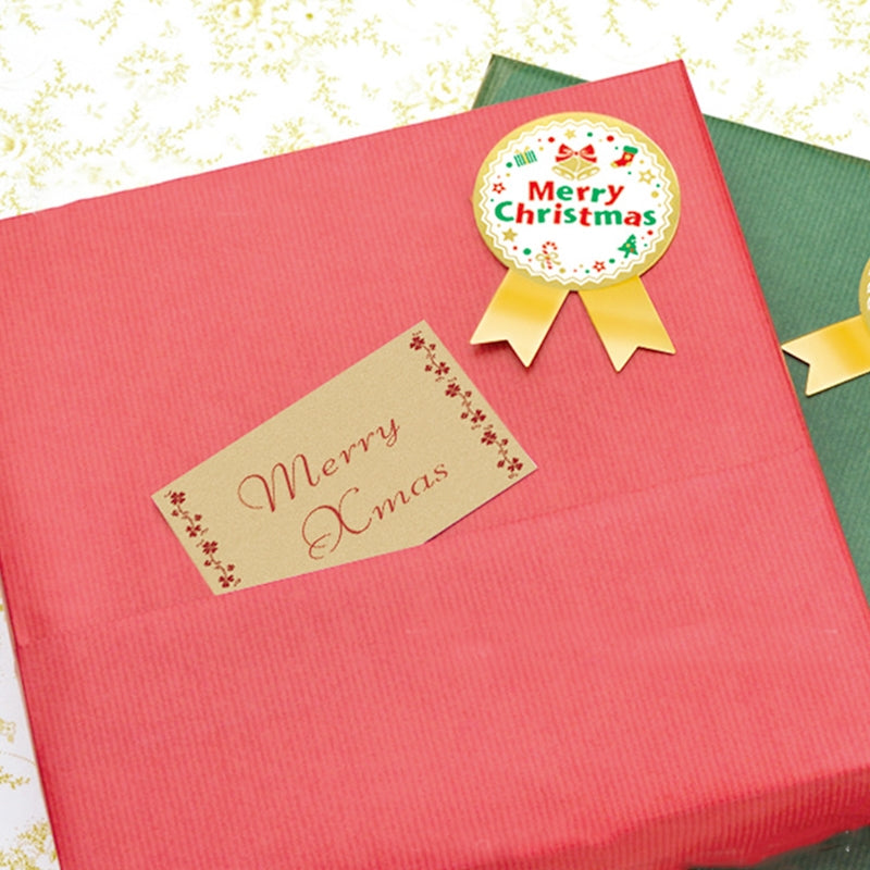 Christmas Medal Seal Stickers b3