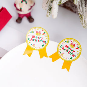 Christmas Medal Seal Stickers b5
