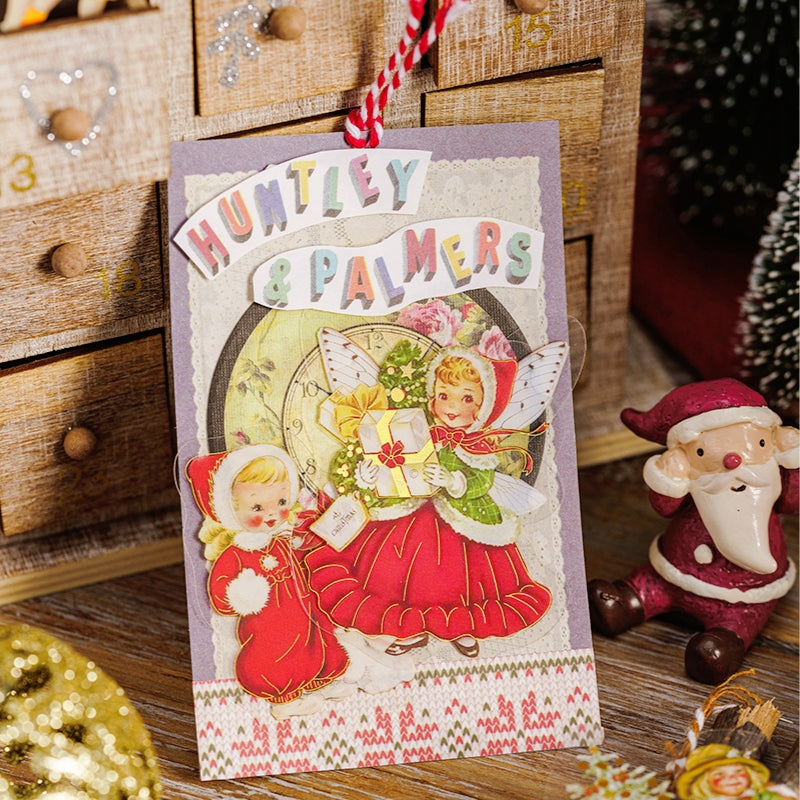 Christmas PET Stickers - Angel, Lady, Fairy, Santa Claus, Girl, Pet b2
