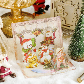 Christmas PET Stickers - Angel, Lady, Fairy, Santa Claus, Girl, Pet b3