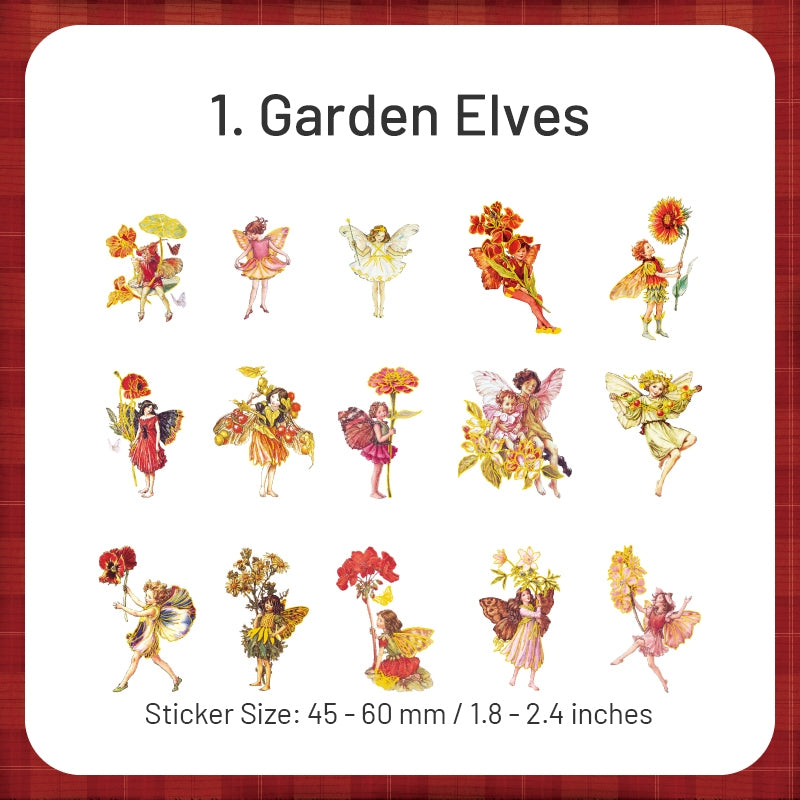 Christmas PET Stickers - Angel, Lady, Fairy, Santa Claus, Girl, Pet sku-1