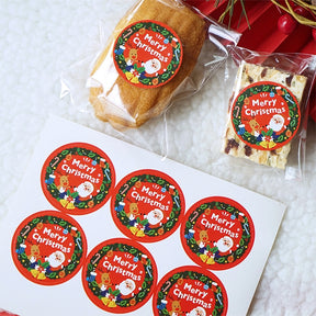 Christmas Red Decorative Seal Stickers sku