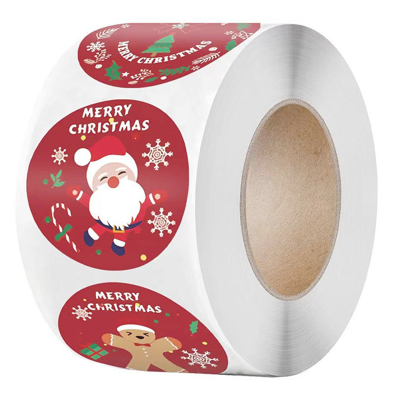 Christmas Red Gift Tag Stickers a
