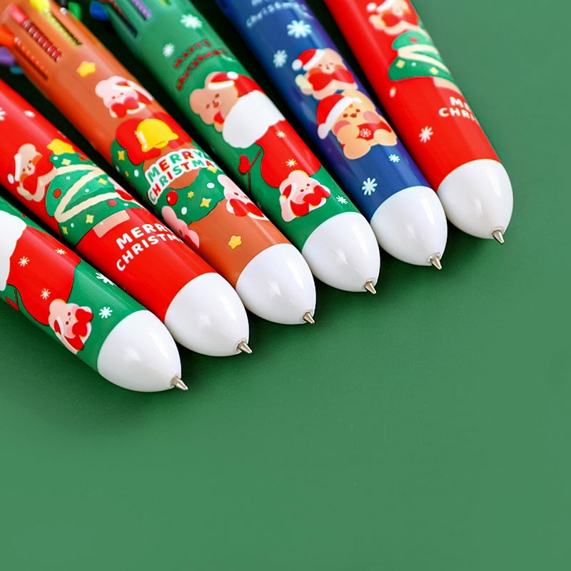 Christmas Reindeer 10-Color Ballpoint Pens c3
