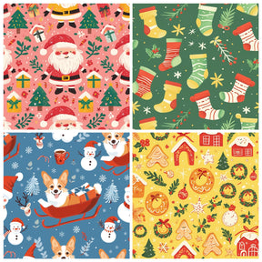 Christmas Retro Material Paper2