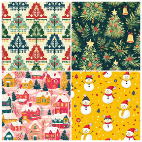 Christmas Retro Material Paper4