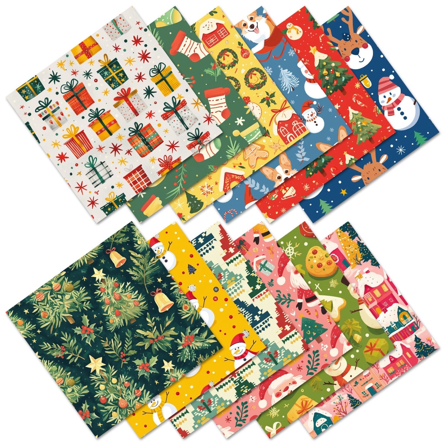 Christmas Retro Material Paper5