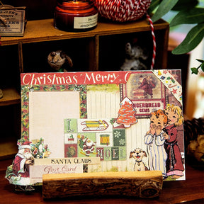 Christmas Scrapbook Paper - Music, Stationery, Poster, Santa Claus b5