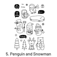 5.Penguin and Snowman