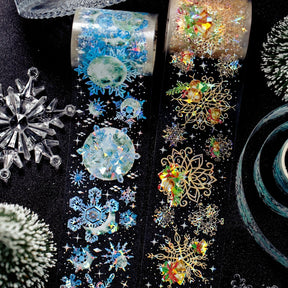 Christmas Snowflake Series PET Decorative Tape b2