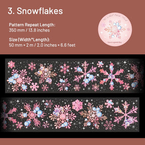 Christmas Snowflake Series PET Decorative Tape sku-3