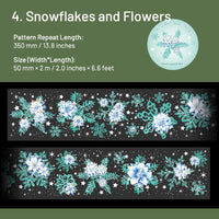 4. Snowflakes and Flowers