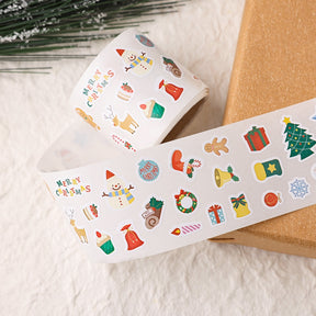 Christmas Special Shape Roll Stickers b6