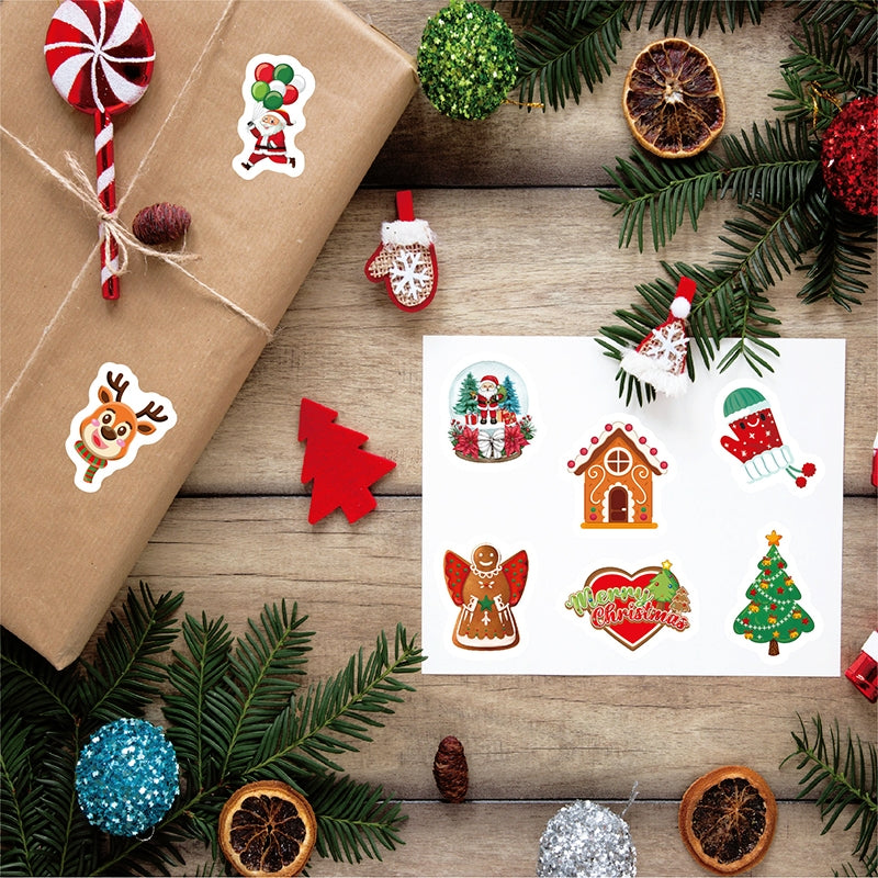Christmas-themed Vinyl Decorative Stickers b2