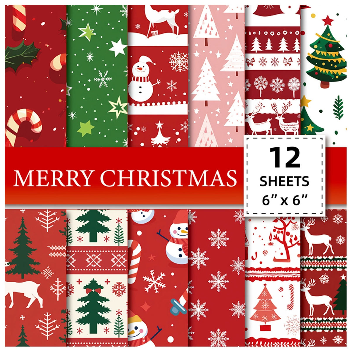 Christmas Tree Decoration Material Paper1