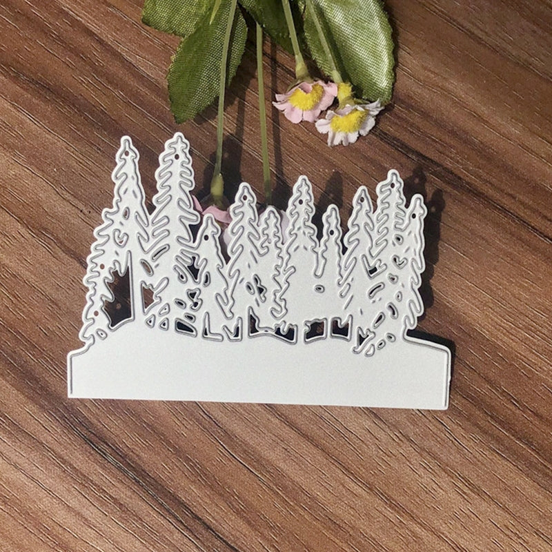 Christmas Tree Forest Carbon Steel Crafting Dies b2