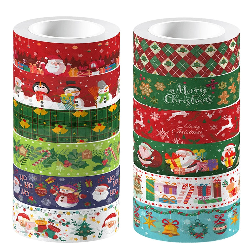 Christmas Washi Tape Set (12 Rolls) a