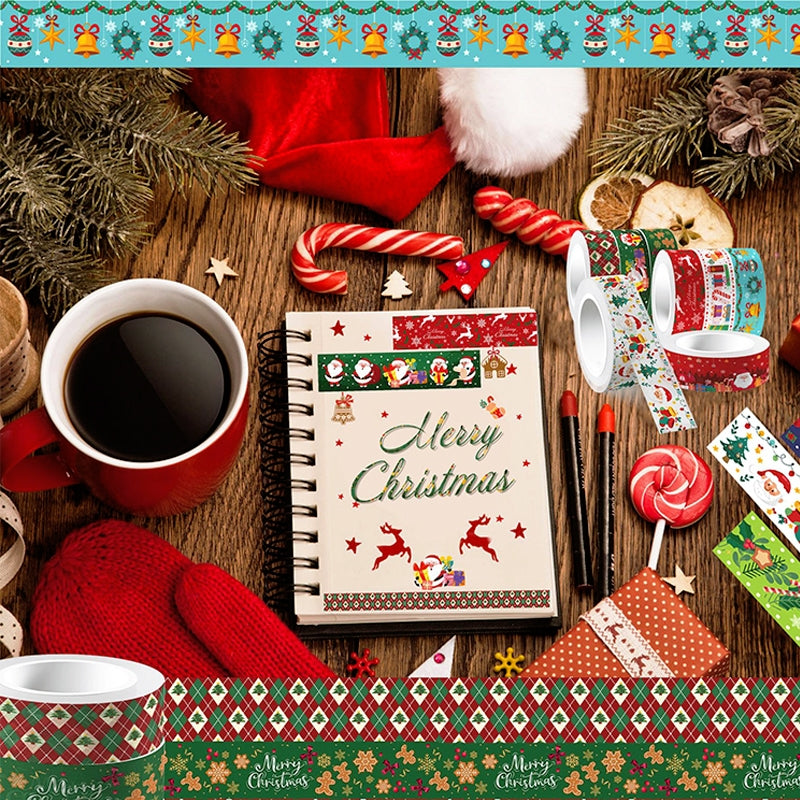 Christmas Washi Tape Set (12 Rolls) b4