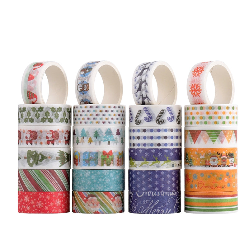 Christmas Washi Tape Set (24 Rolls) a