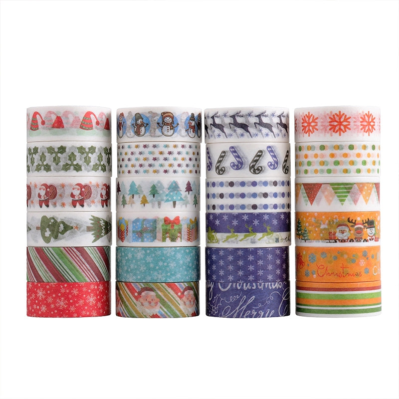 Christmas Washi Tape Set (24 Rolls) b