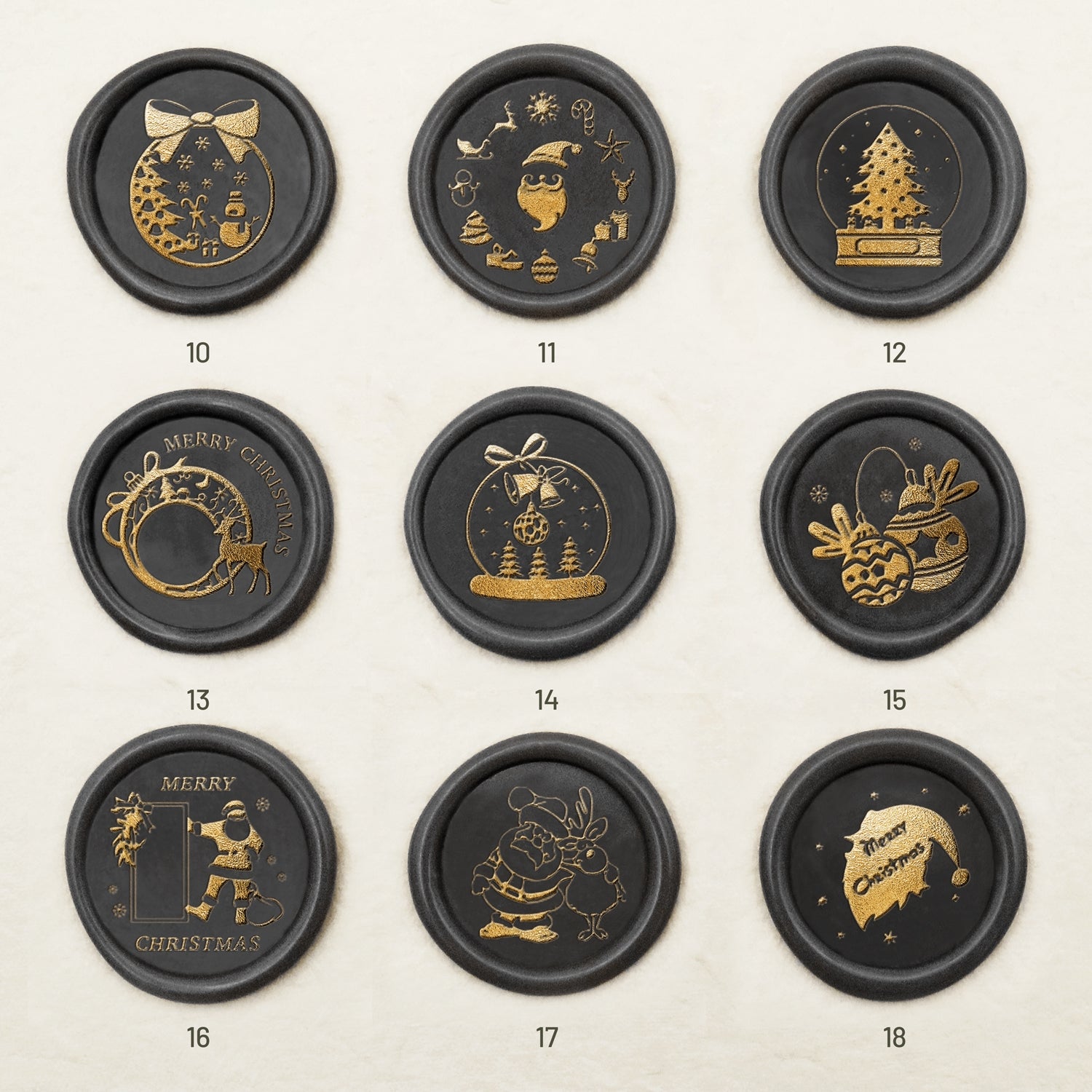 Christmas Wax Seal Stamp (27 Designs) Christmas-2